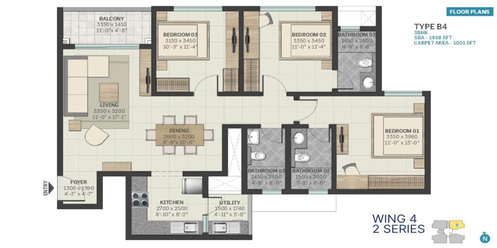 SOBHA Manhattan Towers - Town Park Floor Plans (2)