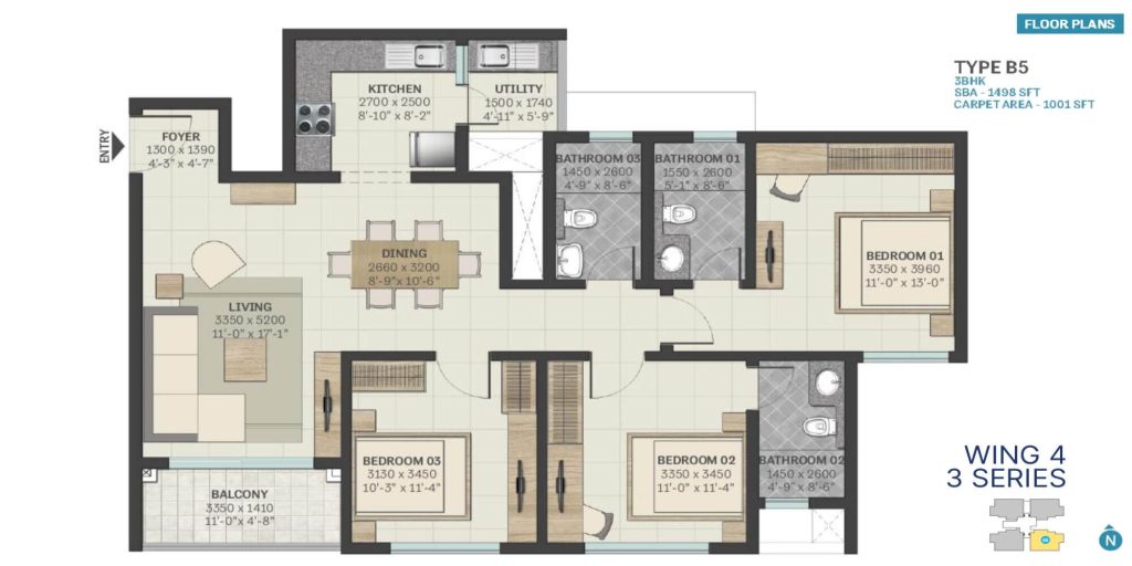SOBHA Manhattan Towers - Town Park Floor Plans (3)