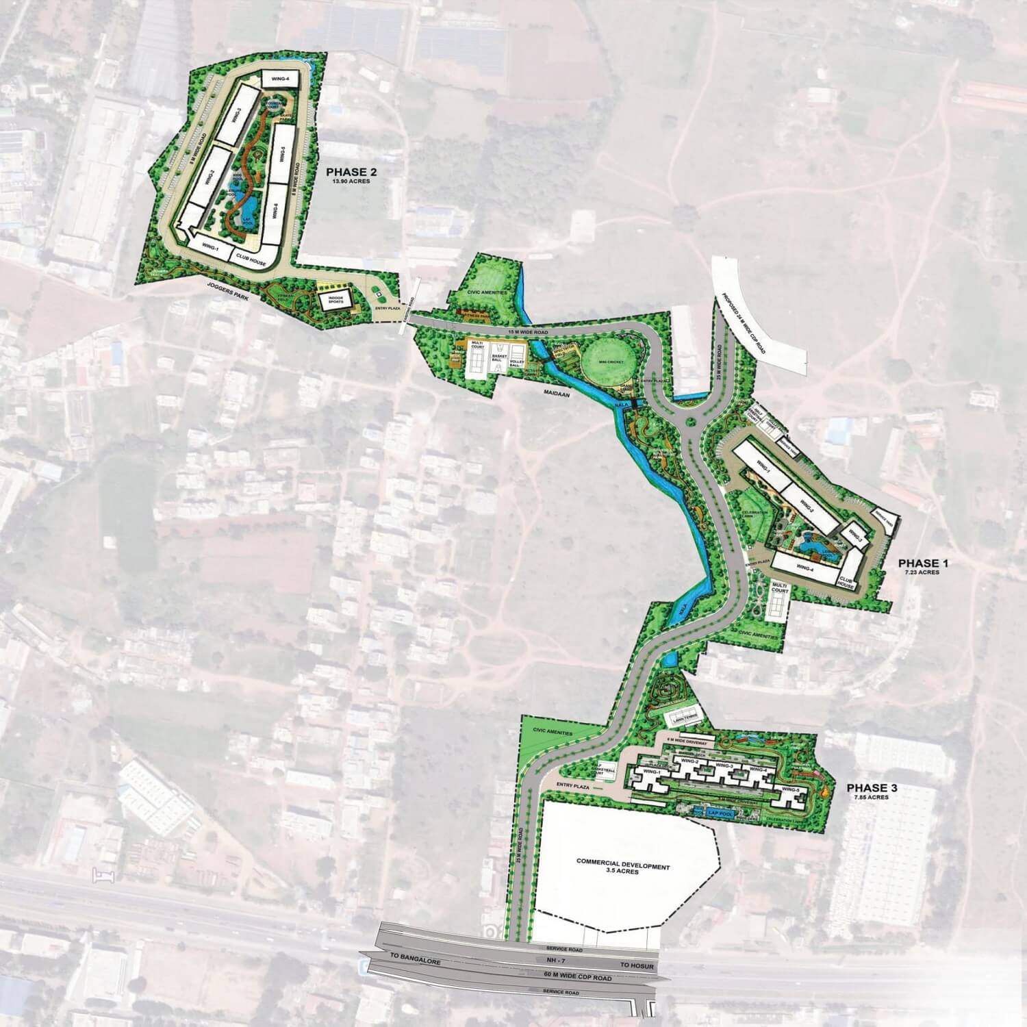 SOBHA Manhattan Towers - Town Park Master Plan (1) SOBHA Manhattan Towers - Town Park Master Plan (1)